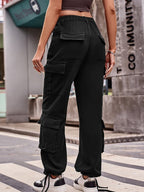 Multi Pockets Baggy Cargo Jeans