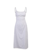 Knit Square Neck Slip Maxi Dresses