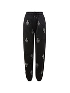 Rhinestone Cross Jogger Pants