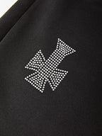 Rhinestone Cross Jogger Pants