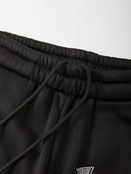 Rhinestone Cross Jogger Pants