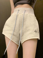 Cut Off Gray Sweat Shorts