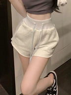 Cut Off Gray Sweat Shorts