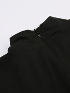 Sleeveless Sports Black Romper