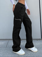 Pocket zipper Cargo Pants