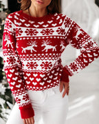 Ugly Christmas Jacquard Knitted Sweater