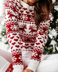 Ugly Christmas Jacquard Knitted Sweater