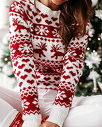 Ugly Christmas Jacquard Knitted Sweater