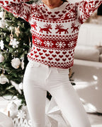 Ugly Christmas Jacquard Knitted Sweater