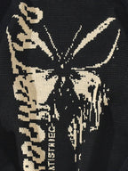 Oversized Butterfly Jacquard Sweater