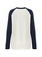 Raglan Sleeve Star Print Pullover Sweater