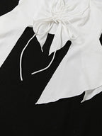 Irregular Cutout Halter Cami Top