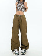 Vintage Screen Print Cropped Tank Top