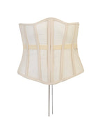 Mesh See Through Straps Corset Top
