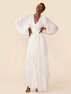 Allegory Elsa Cream Maxi Dress