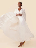 Allegory Elsa Cream Maxi Dress