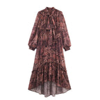 Elegant French-Style Ruffled Lantern Sleeves