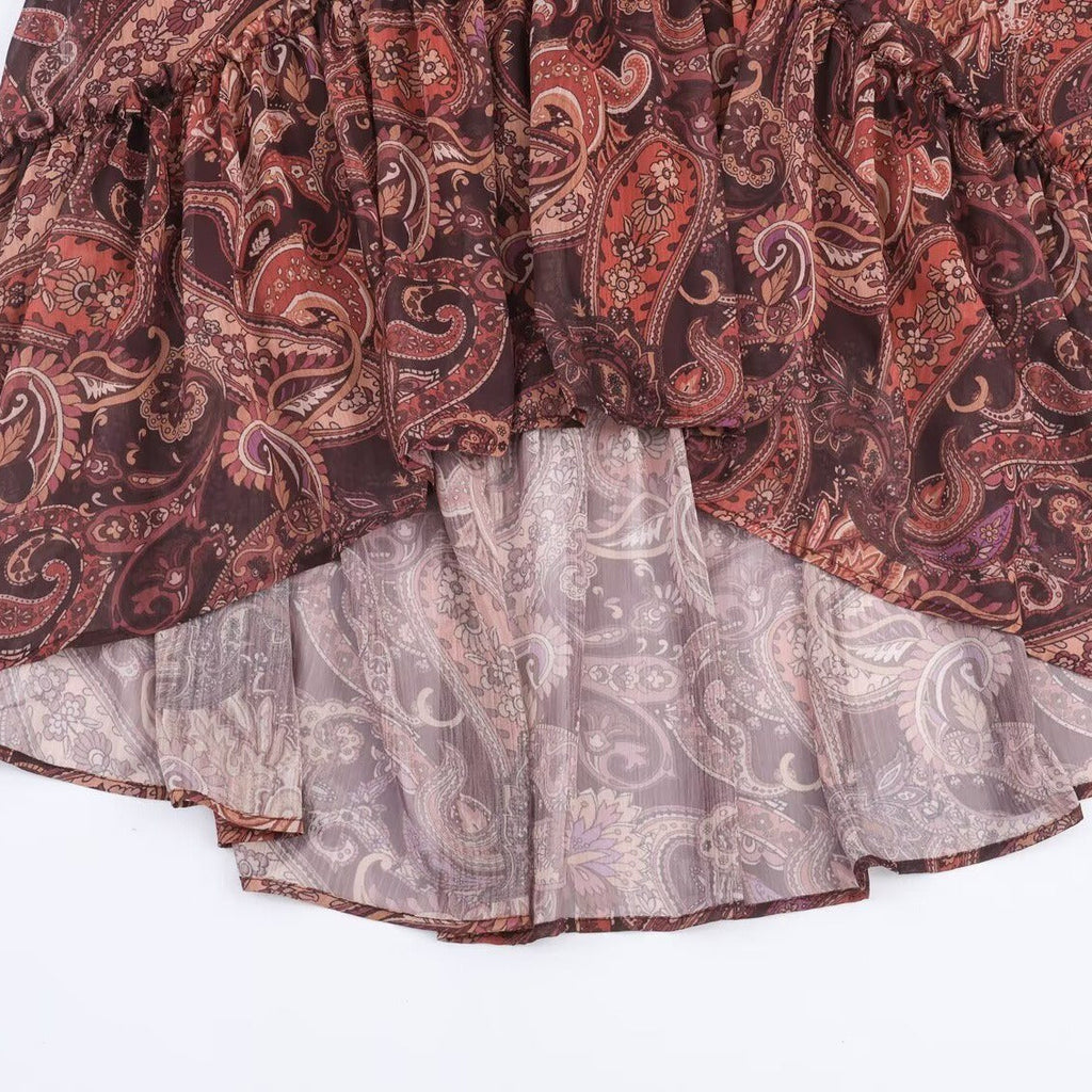 Elegant French-Style Ruffled Lantern Sleeves