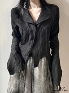 Minimalist Button-Up Blouse
