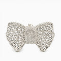 Isabella Silver Clutch Bag