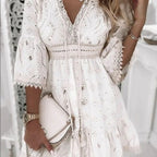 Nayla Statement Dress Breathable Chic Silhouette Collection