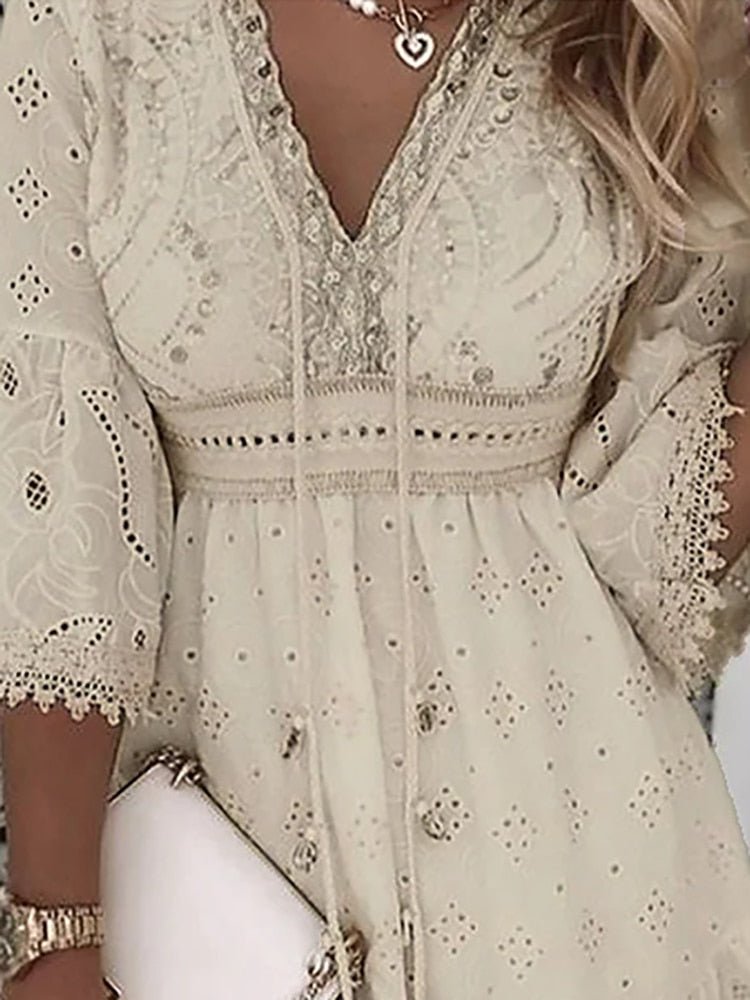 Lena Effortless Dress Elevated Occasion Wear