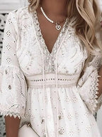 Lena Effortless Dress Elevated Occasion Wear