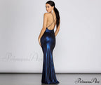 Jenna Metallic Stylish Goddess Maxi Dress