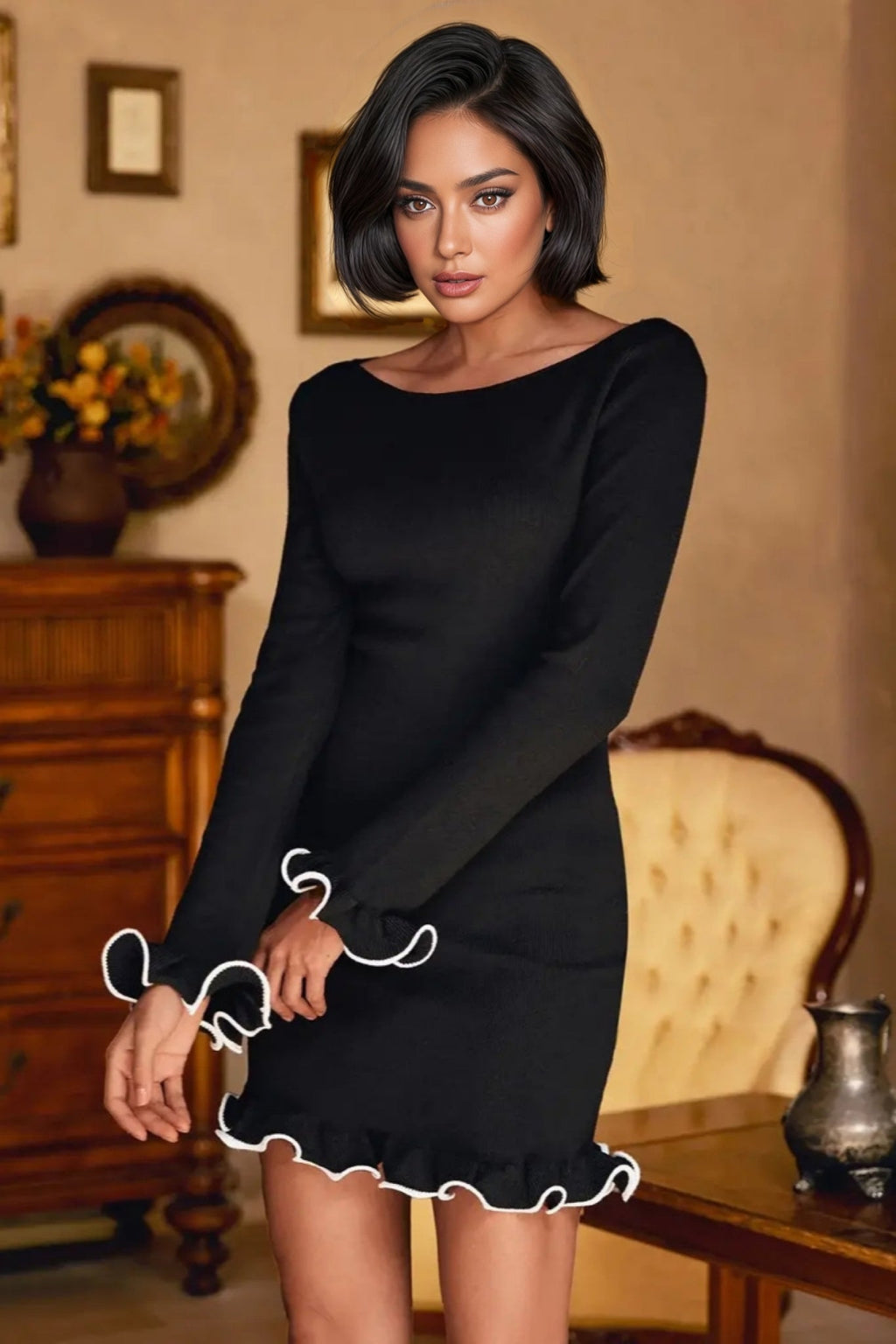 Lara Knitted Mini Dress