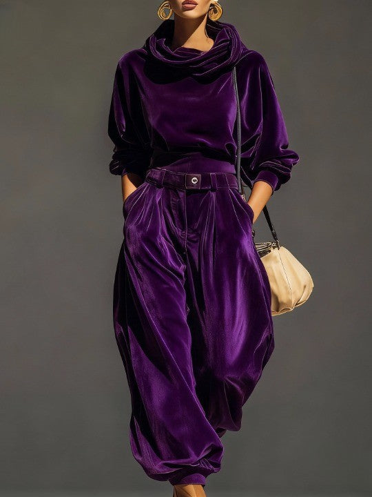 | Brown Velvet Set