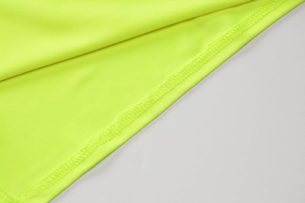 Solid cowl neck halter backless slit mini dress