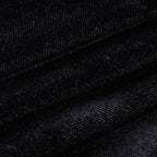 Solid A line lace hem spider web pattern mini skirt