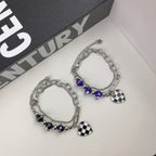 Heart pendant beaded bracelet  | Festival Outfits Women