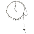 Layered heart beaded choker necklace  | Festival Outfits Women
