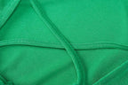 PRE ORDER - Halter ruched backless lace up solid self tie maxi dress