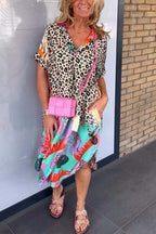 | Casual Leopard Print Dress