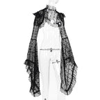Long flared sleeve lace ruffle shrug top  | Festival Outfits Women