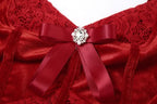 Gloves bowknot lace velvet patchwork cami top  | Festival Outfits Women