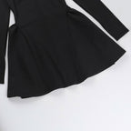 Long sleeve sweetheart neck bowknot mini dress  | Festival Outfits Women