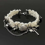 Strawberry star fluffy choker necklace  | Festival Outfits Women