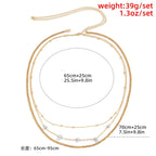 Stone beaded 3 pcs waist chain