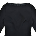 Long sleeve bowknot solid mini dress  | Festival Outfits Women
