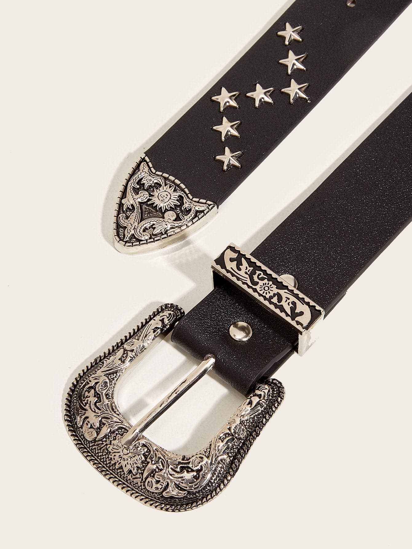 Star PU leather adjustable belt  | Festival Outfits Women