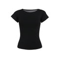 Short sleeve round neck print mesh top  | Festival Outfits Women
