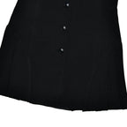 Halter deep V neck button pleated backless mini dress  | Festival Outfits Women