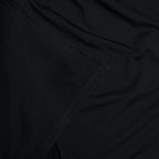 Off shoulder irregular ruched solid long sleeve slit maxi dress