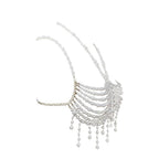 Halter beaded tassels hollow out crop cut out top  | Festival Outfits Women
