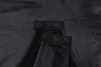 Textured solid satin u neck spaghetti strap sleeveless mini dress