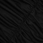 Ruched bowknot backless hollow out ribbon patchwork tube maxi dress