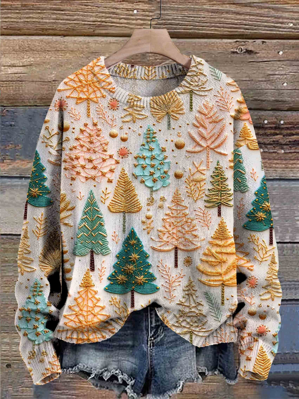 | Knitted sweater for women